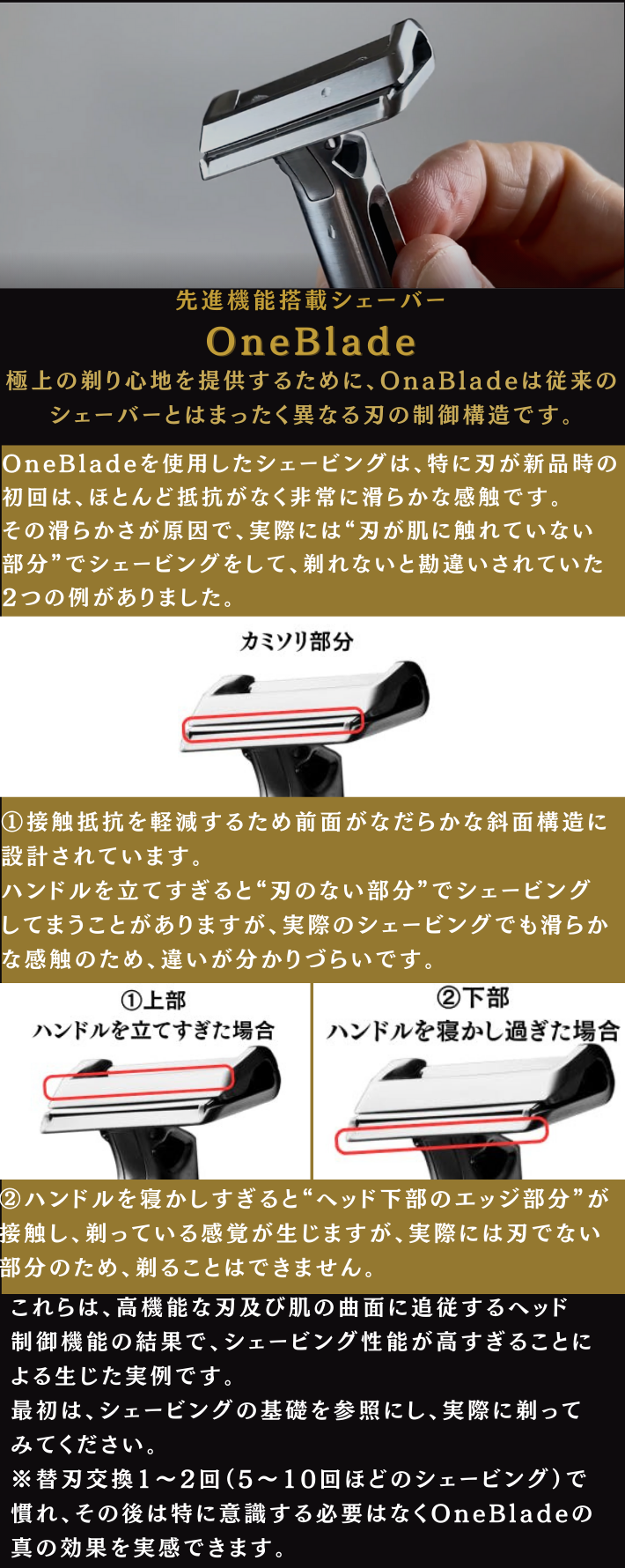 圧倒的手軽な剃り心地を実現したシェーバー！OneBlade今年最後の